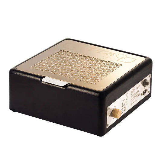 Extracteur de manucure de bureau Teri Turbo M noir (grille dorée)